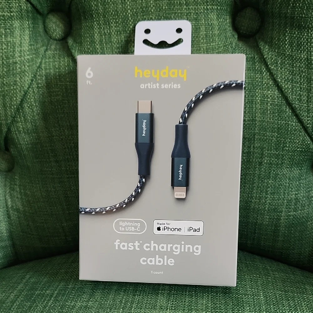 Heyday Artist Series Fast Charging Cable - Lightning to USB-C